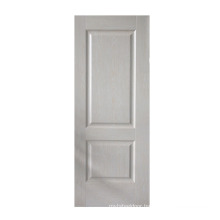 GO-B1a  America double doors white primer modern smooth pre hung door skin Moulded hdf doors wood